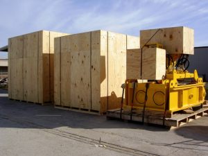 AIS Export Crating at loading terminal