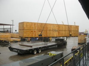 Cryogenic Plant Module loading on AIS Charter Vessel